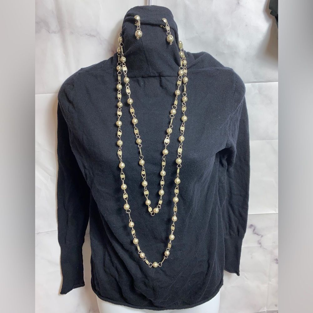 Mexican Wedding Necklace And Screwback Earrings Jewelry Set